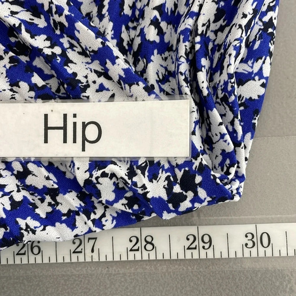 Halogen Nordstrom Skirt Women’s X Large XL Blue White Tutti Flare Maxi NWT - Picture 14 of 16